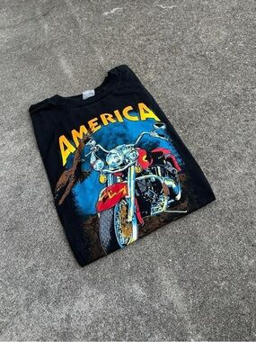 Vintage Single Stitch Motorcycle Tee